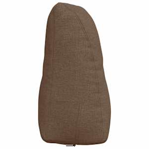 Polštář na záda Hnědá 80 x 24 x 50 cm textil - obrázek 7