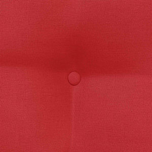 Polštář na záda Červená 80 x 24 x 50 cm textil - obrázek 8