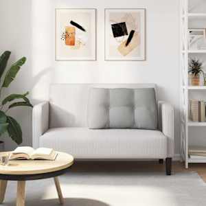 Polštář na záda Oblačno šedá 80 x 24 x 50 cm textil - obrázek 4