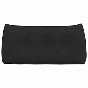 Polštář na záda Černá 100 x 24 x 50 cm textil - obrázek 6