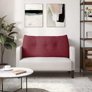 Polštář na záda Víno Červené 100 x 24 x 50 cm textil - obrázek 4