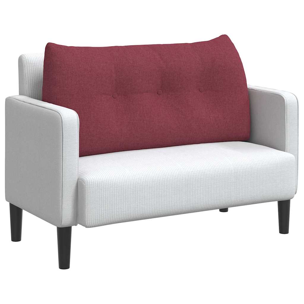 Rugkussen Wijnrood 100 x 24 x 50 cm Stof image 3