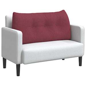 Polštář na záda Víno Červené 100 x 24 x 50 cm textil - obrázek 3