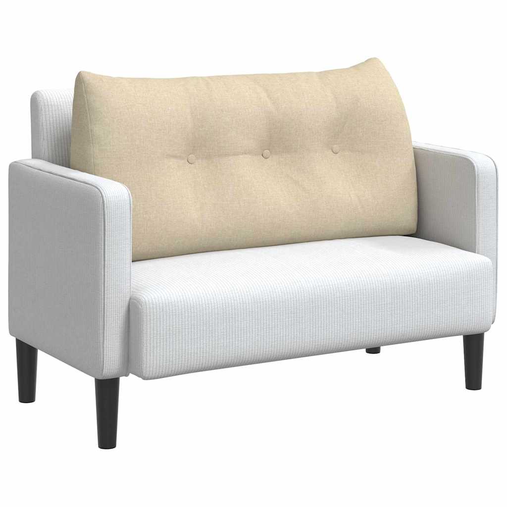 Perna pentru spate Crem 100 x 24 x 50 cm țesătură [2]