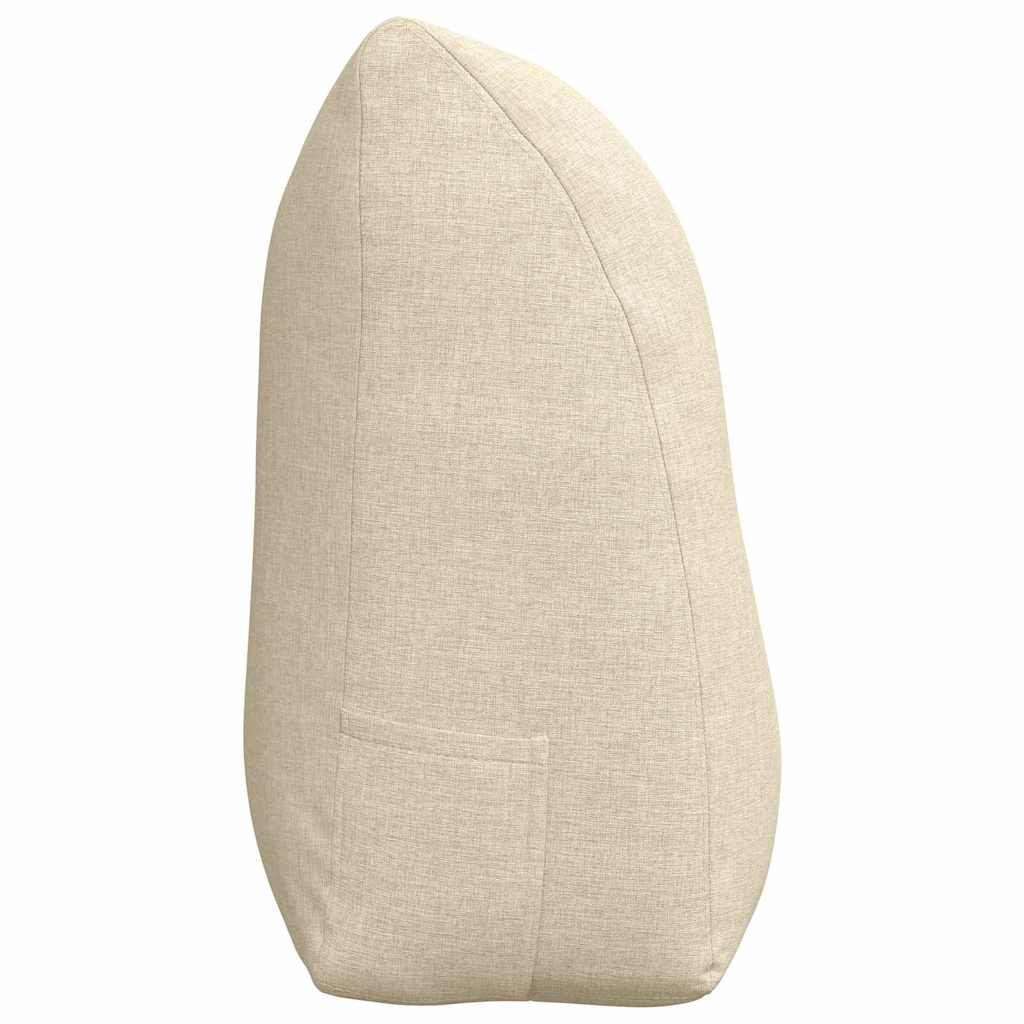 Perna pentru spate Crem 100 x 24 x 50 cm țesătură [6]