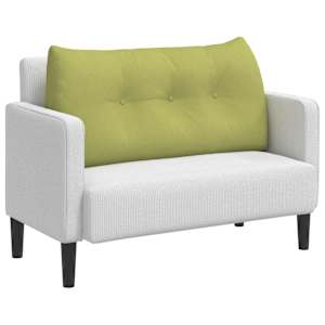 Polštář na záda Světlá zelená 100 x 24 x 50 cm textil - obrázek 3