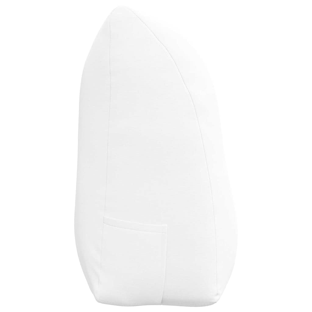 Perna pentru spate Alb 100 x 24 x 50 cm țesătură [6]