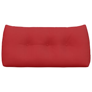 Polštář na záda Červená 100 x 24 x 50 cm textil - obrázek 6