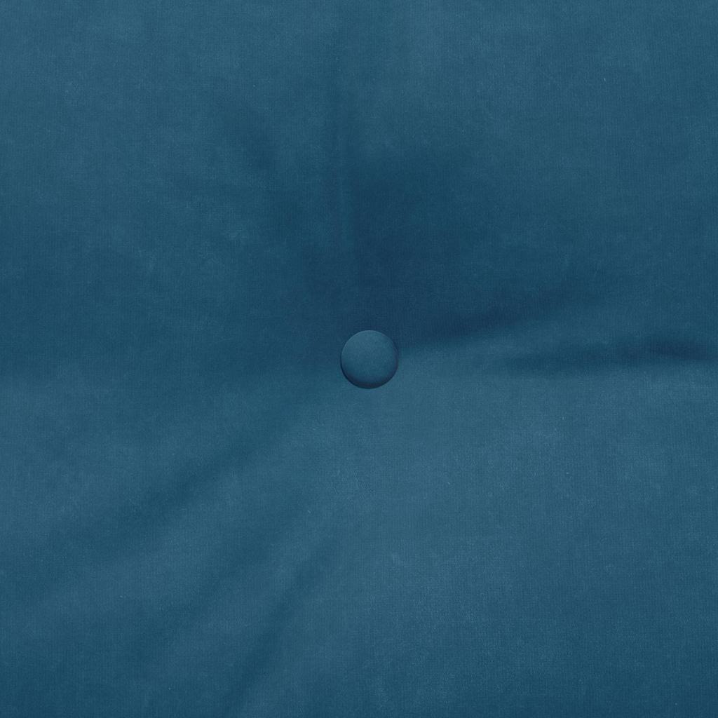 Rugkussen Blauw 100 x 24 x 50 cm Fluweel image 8