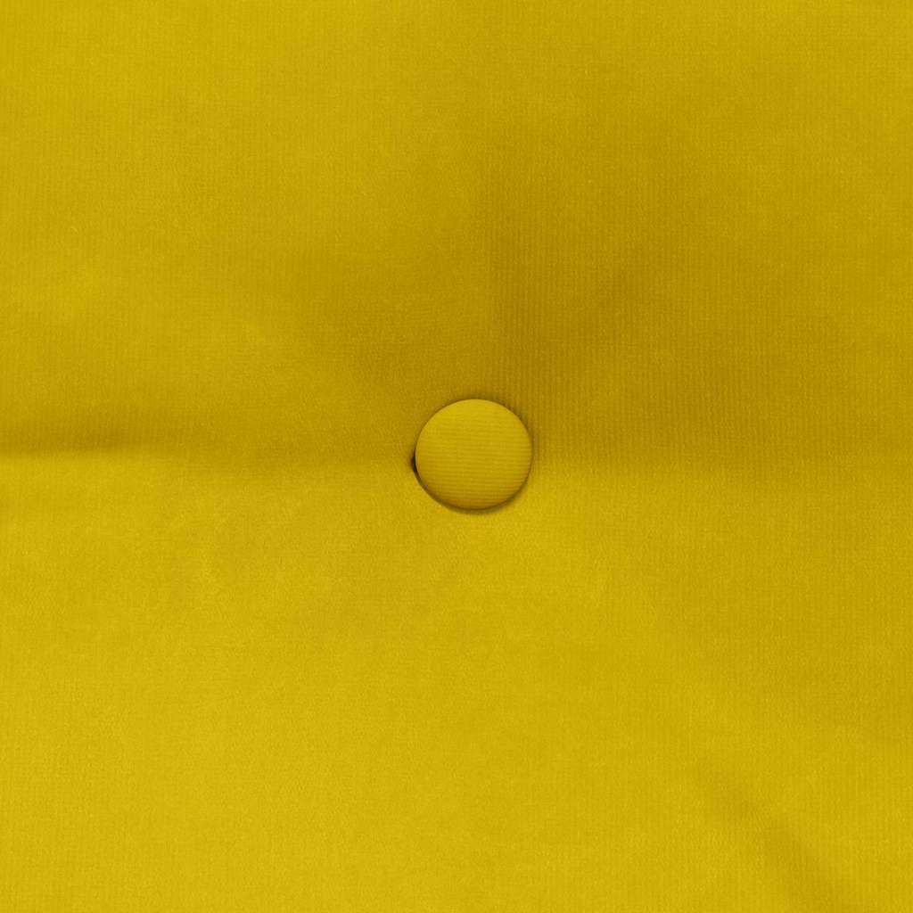 Rugkussen Geel 100 x 24 x 50 cm Fluweel image 8