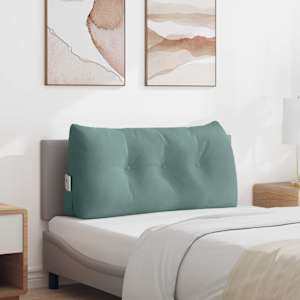 Polštář na záda Mořská zelená 100 x 24 x 50 cm samet - obrázek 1