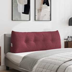 Polštář na záda Víno Červené 120 x 24 x 50 cm textil - obrázek 1