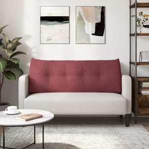 Polštář na záda Víno Červené 120 x 24 x 50 cm textil - obrázek 4