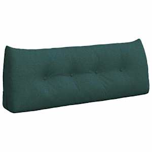 Polštář na záda Tmavě zelená 120 x 24 x 50 cm textil - obrázek 2