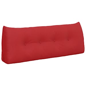 Polštář na záda Červená 120 x 24 x 50 cm textil - obrázek 2