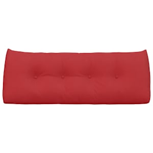 Polštář na záda Červená 120 x 24 x 50 cm textil - obrázek 6