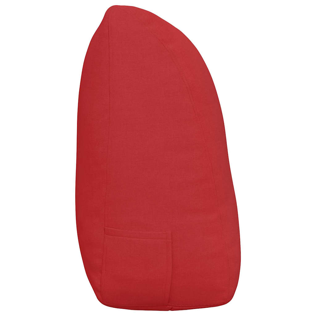 Perna pentru spate Roșu 120 x 24 x 50 cm țesătură [6]