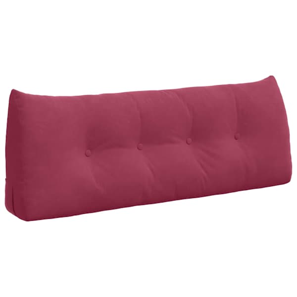 vidaXL Seljatugi padi Veinpunane 120 x 24 x 50 cm Samet