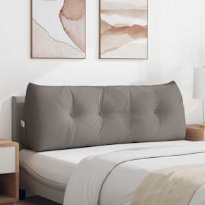 Polštář na záda Taupe 140 x 24 x 50 cm textil - obrázek 1