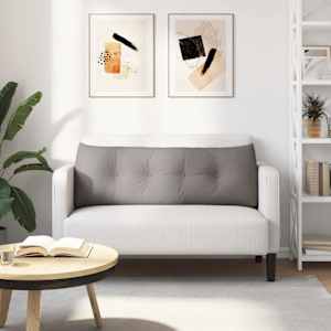 Polštář na záda Taupe 140 x 24 x 50 cm textil - obrázek 4