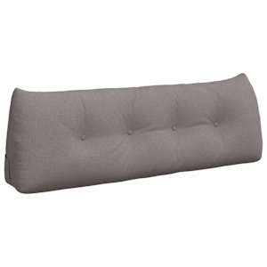 Polštář na záda Taupe 140 x 24 x 50 cm textil - obrázek 2