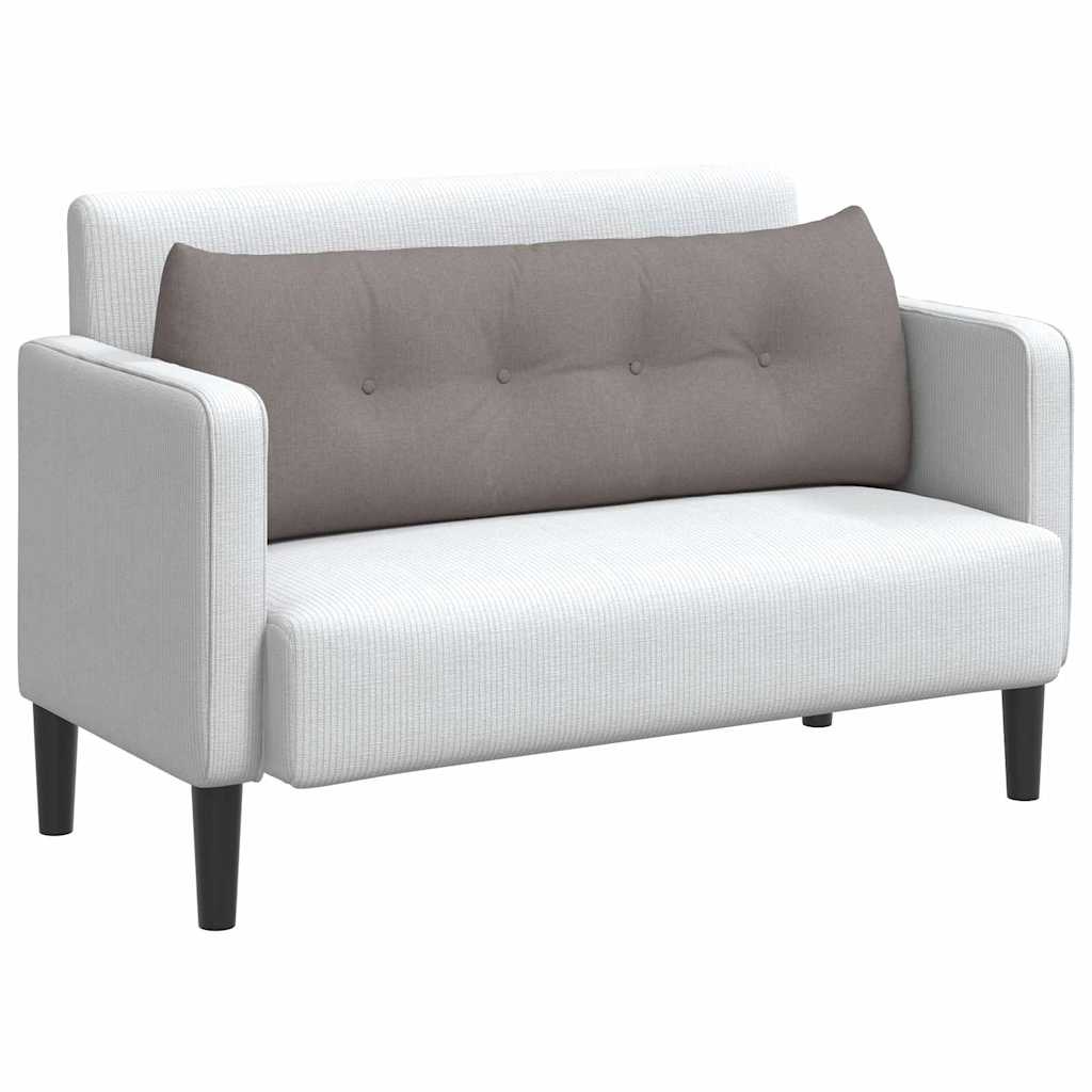 Thumbnail - vidaXL Rücken Kissen Taupe 140 x 24 x 50 cm Stoff