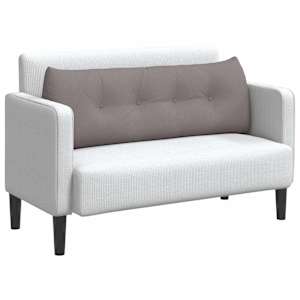 Polštář na záda Taupe 140 x 24 x 50 cm textil - obrázek 3