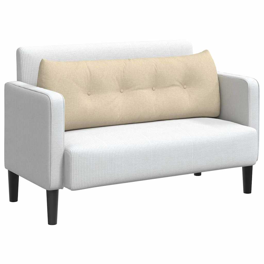 Thumbnail - vidaXL Rücken Kissen Creme 140 x 24 x 50 cm Stoff