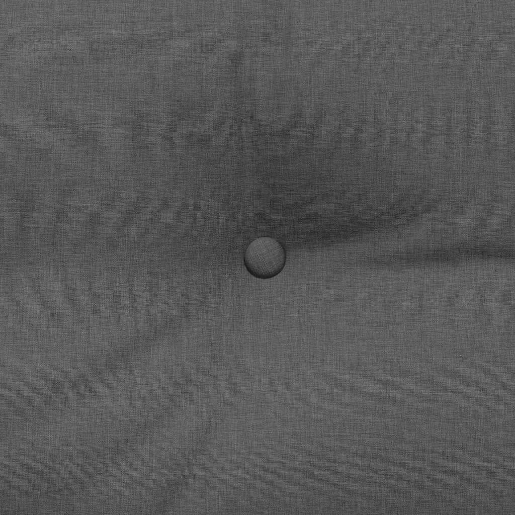 Rugkussen Donkergrijs 160 x 24 x 50 cm Stof image 8