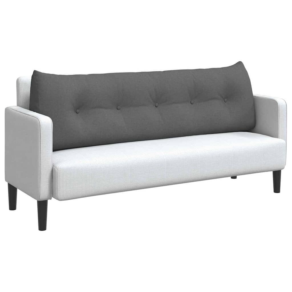 Rugkussen Donkergrijs 160 x 24 x 50 cm Stof image 3