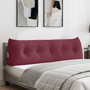 Polštář na záda Víno Červené 160 x 24 x 50 cm textil - obrázek 1
