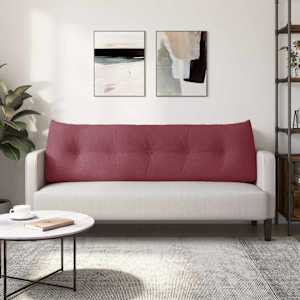 Polštář na záda Víno Červené 160 x 24 x 50 cm textil - obrázek 4