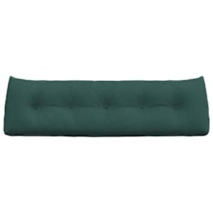 Polštář na záda Tmavě zelená 160 x 24 x 50 cm textil - obrázek 6