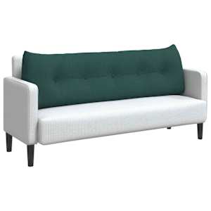 Polštář na záda Tmavě zelená 160 x 24 x 50 cm textil - obrázek 3