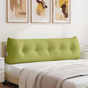 Polštář na záda Světlá zelená 160 x 24 x 50 cm textil - obrázek 1