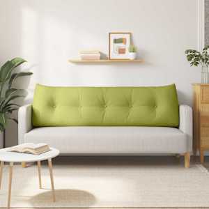 Polštář na záda Světlá zelená 160 x 24 x 50 cm textil - obrázek 4