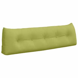 Polštář na záda Světlá zelená 160 x 24 x 50 cm textil - obrázek 2