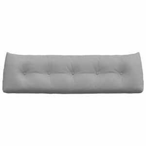 Polštář na záda Oblačno šedá 160 x 24 x 50 cm textil - obrázek 6