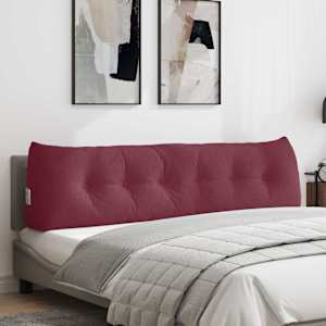 Polštář na záda Víno Červené 180 x 24 x 50 cm textil - obrázek 1