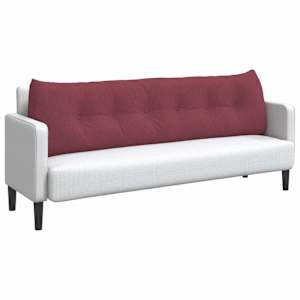 Polštář na záda Víno Červené 180 x 24 x 50 cm textil - obrázek 3