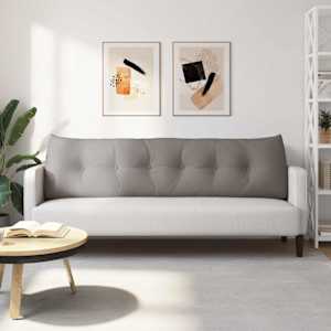 Polštář na záda Taupe 180 x 24 x 50 cm textil - obrázek 4