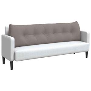 Polštář na záda Taupe 180 x 24 x 50 cm textil - obrázek 3