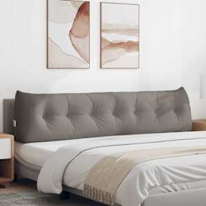 Polštář na záda Taupe 200 x 24 x 50 cm textil - obrázek 1