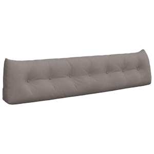Polštář na záda Taupe 200 x 24 x 50 cm textil - obrázek 2