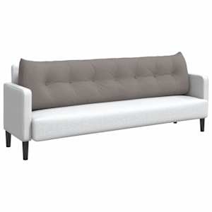 Polštář na záda Taupe 200 x 24 x 50 cm textil - obrázek 3