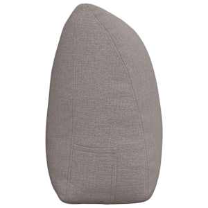 Polštář na záda Taupe 200 x 24 x 50 cm textil - obrázek 7