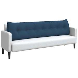 Polštář na záda Modrá 200 x 24 x 50 cm textil - obrázek 3