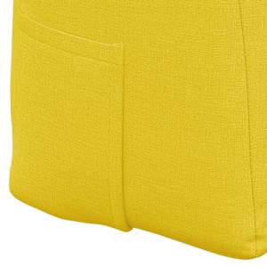 Polštář na záda Světlá žlutá 200 x 24 x 50 cm textil - obrázek 9