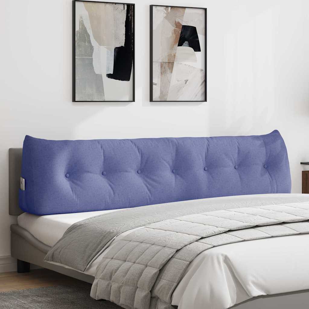 vidaXL Perna pentru spate Albastru Jeans 200 x 24 x 50 cm țesătură