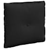 vidaXL Seljatugi padi Must 50 x 19 x 45 cm kangas
